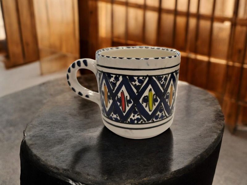TAZZA CHOPE PICCOLA LUISA ARABESQUE BLU
