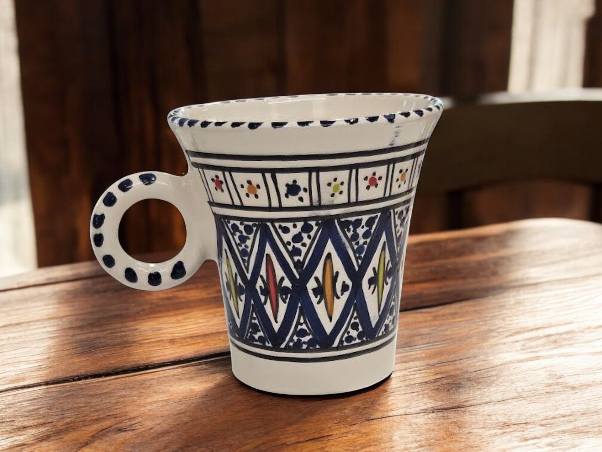 TAZZA FORMA - V - CHOPE  MEDIUM LUISA - ARABESQUE BLU