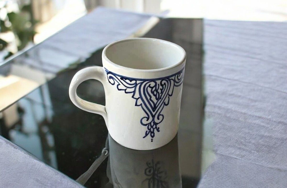 TAZZA MUG CHOPE BLUE AND WHITE