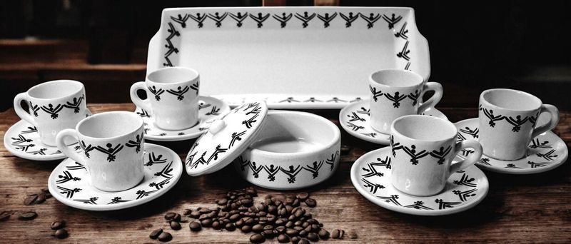 Servizio caffè  Amazigh 15 pezzi