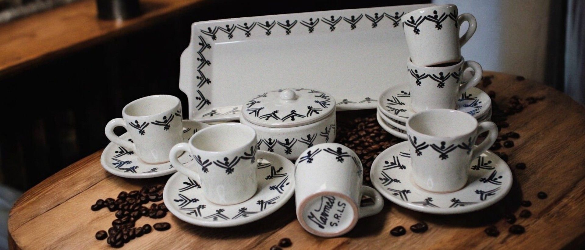 Servizio caffè  Amazigh 15 pezzi