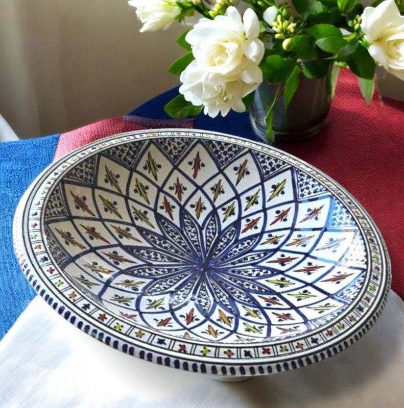 CIOTOLA TEPSI  - ARABESQUE BLU 30CM