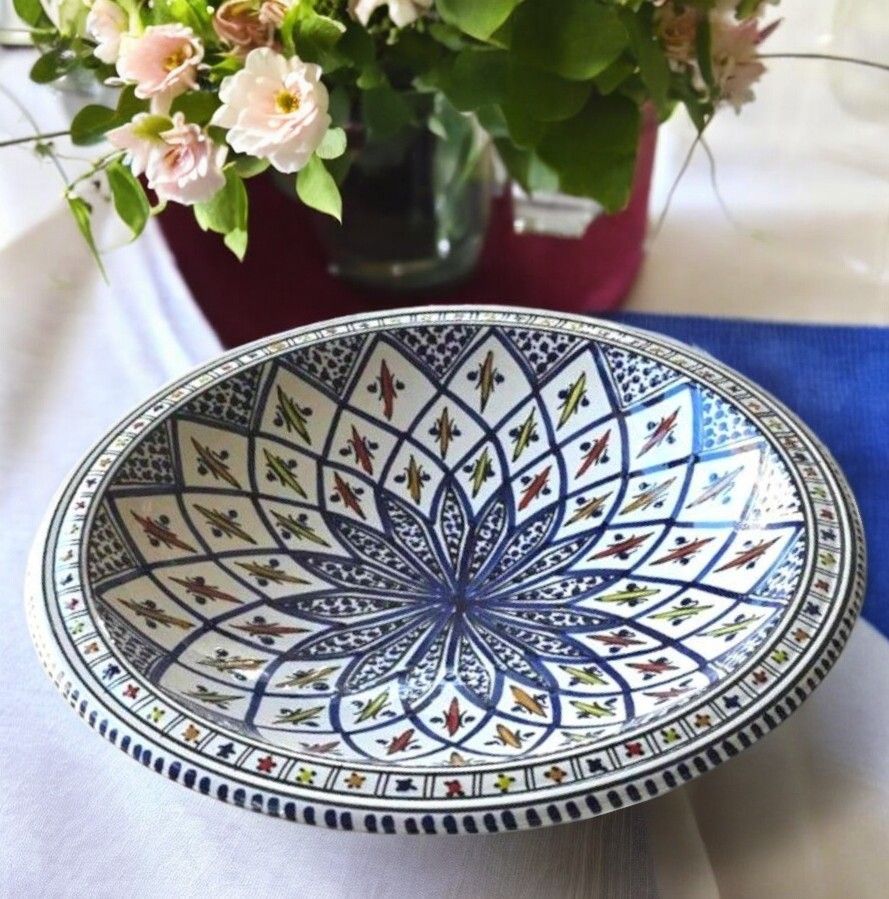 CIOTOLA TEPSI  - ARABESQUE BLU 30CM