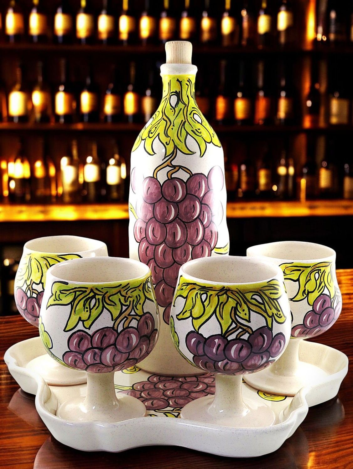 Set  di  vino ( Magon)  6 pezzi