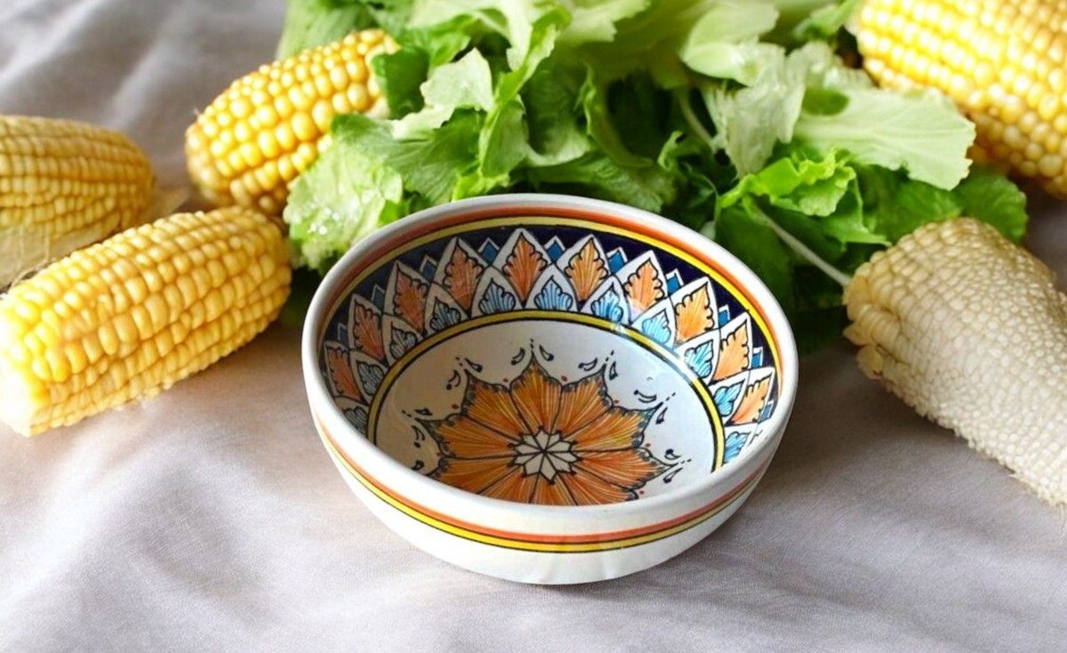 CIOTOLA -BOWL ORANGE SUN 22 CM