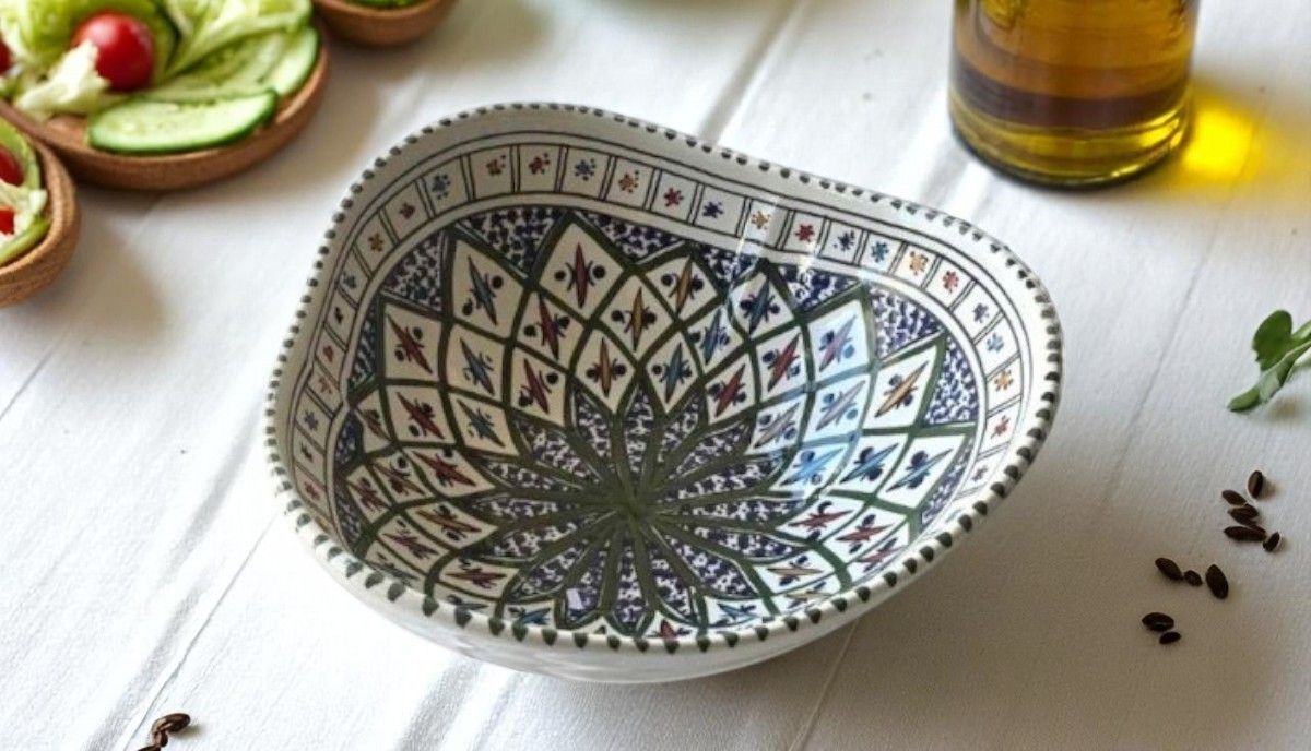 INSALATIERA ARTICHOKE  - ARABESQUE VERDE 30 CM