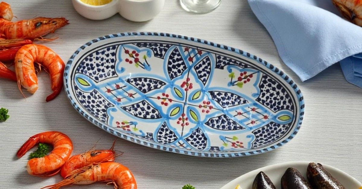 INSALATIERA OVALE MAG TURCHESE  30  CM