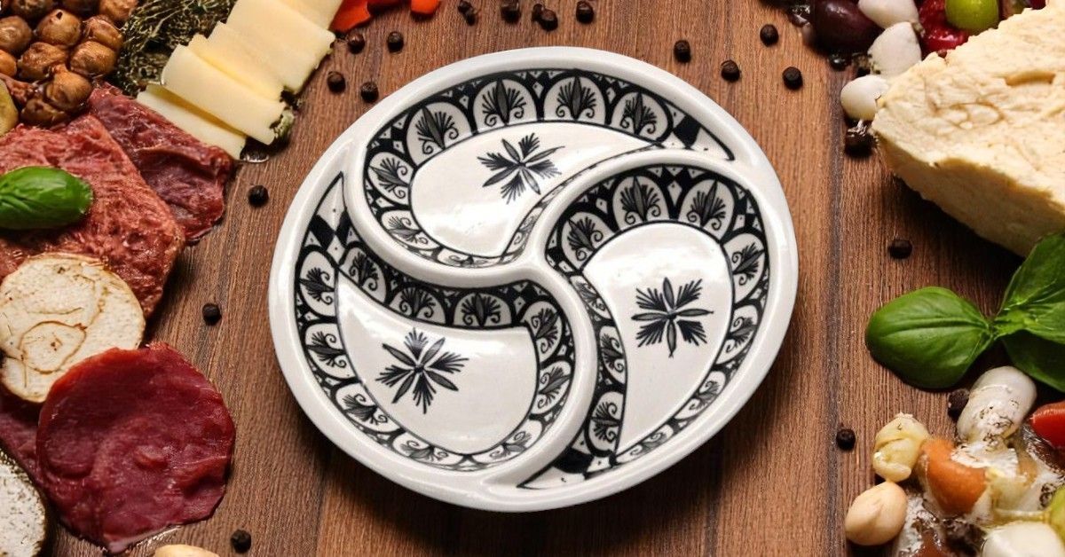 ANTIPASTIERA AP - ROTONDA ORIENTAL BLACK