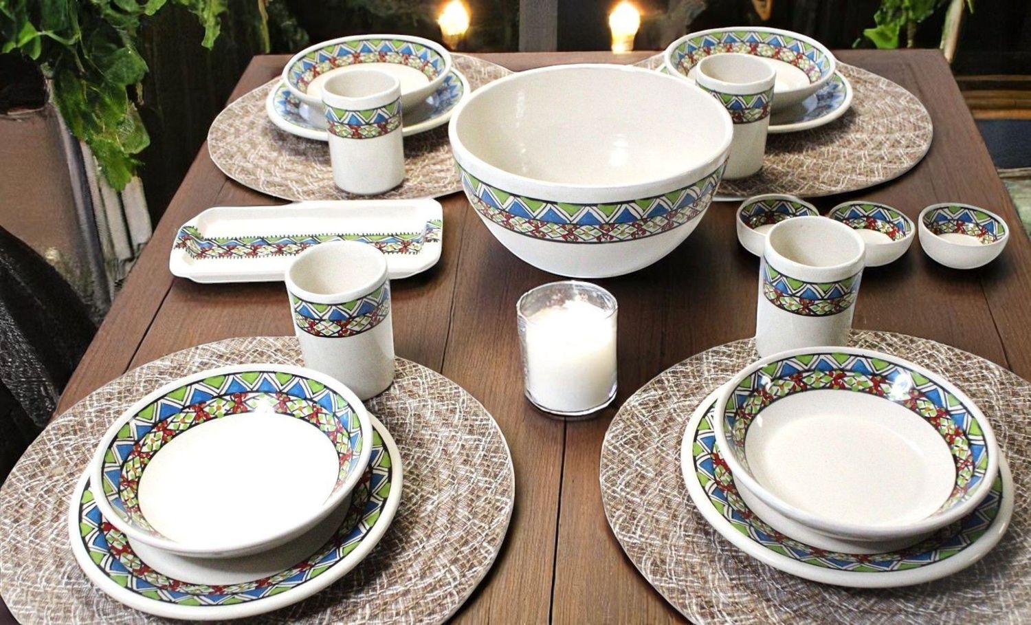 Set da tavola  Al Margoum - 17pz