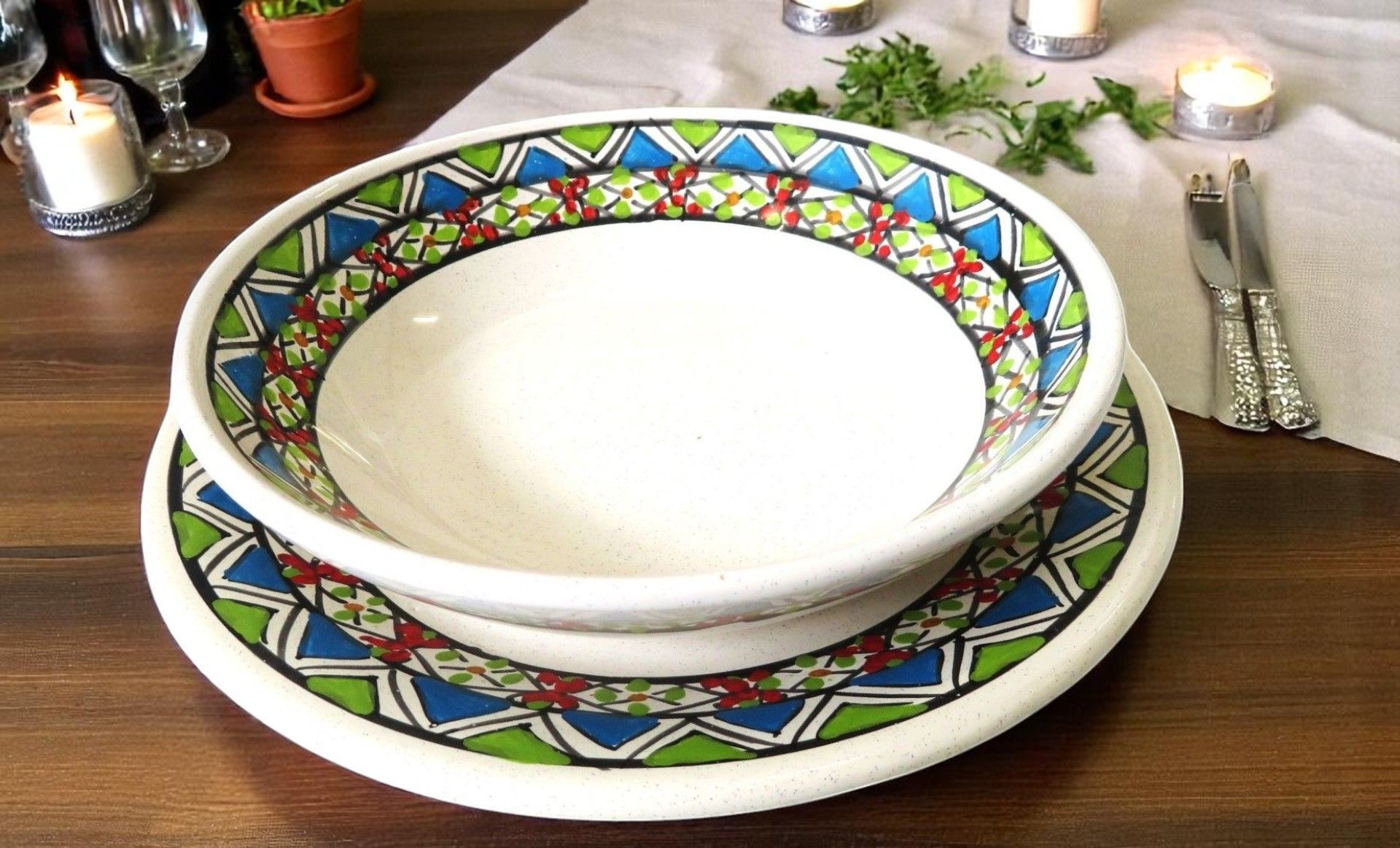 Set da tavola  Al Margoum - 17pz