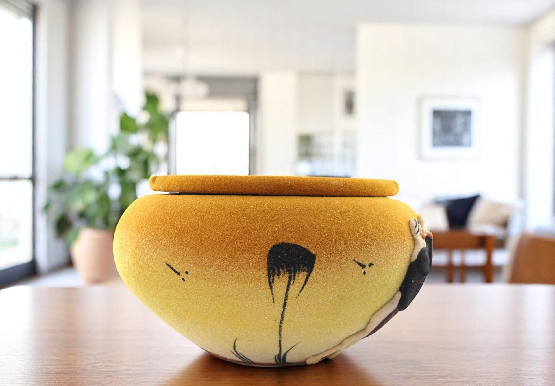 posacenere decorativo sabbia - giallo  20 cm