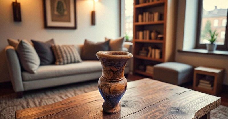 VASO - BOHO PM - IN LEGNO D'ULIVO