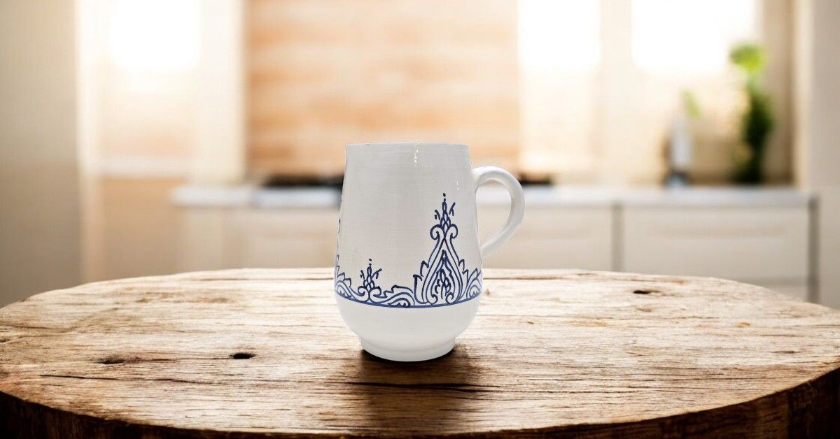 BROCCA BLUE AND WHITE