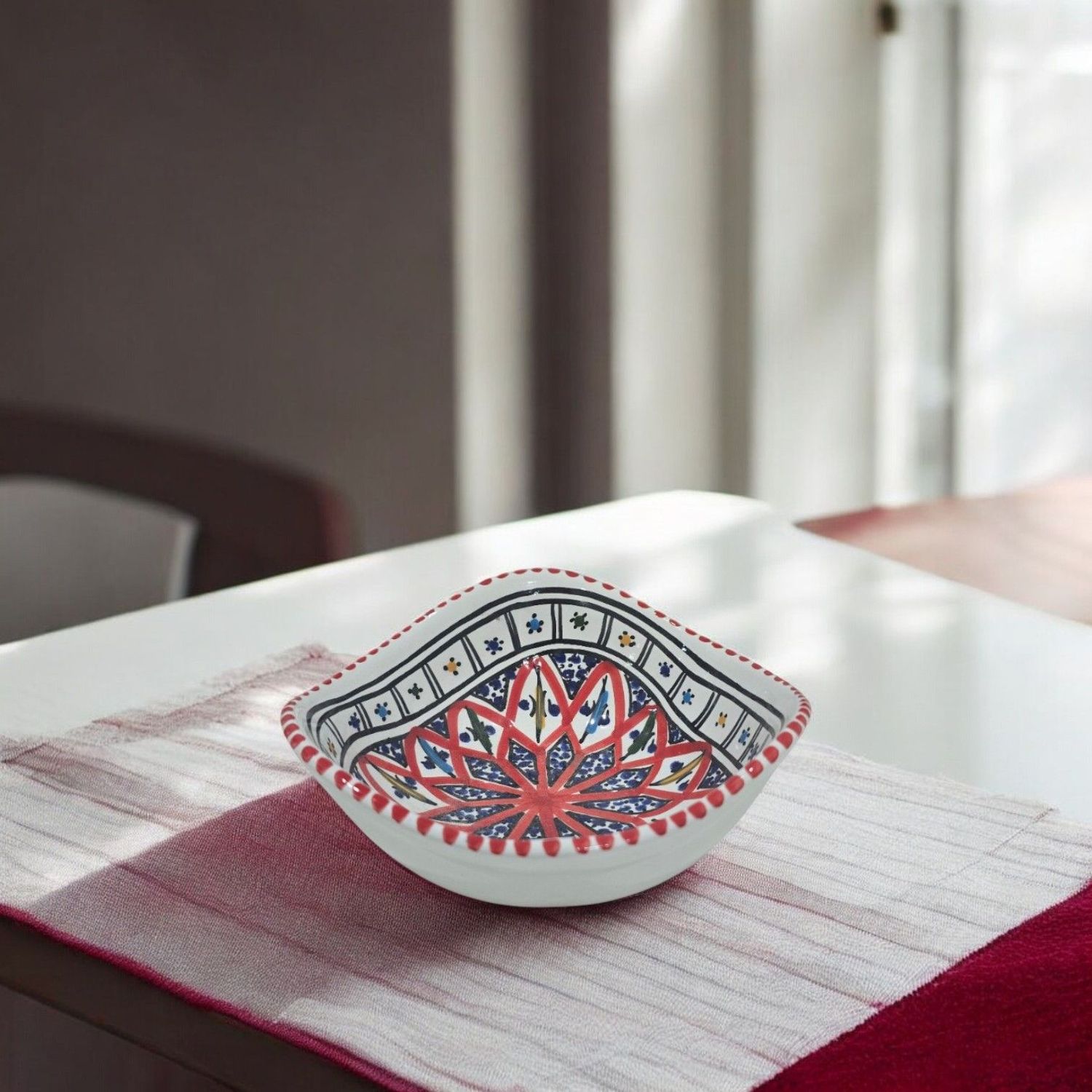 INSALATIERA ARTICHOKE- ARABESQUE ROSSO 15CM INSALATIERA ARTICHOKE- ARABESQUE ROSSO 15CM