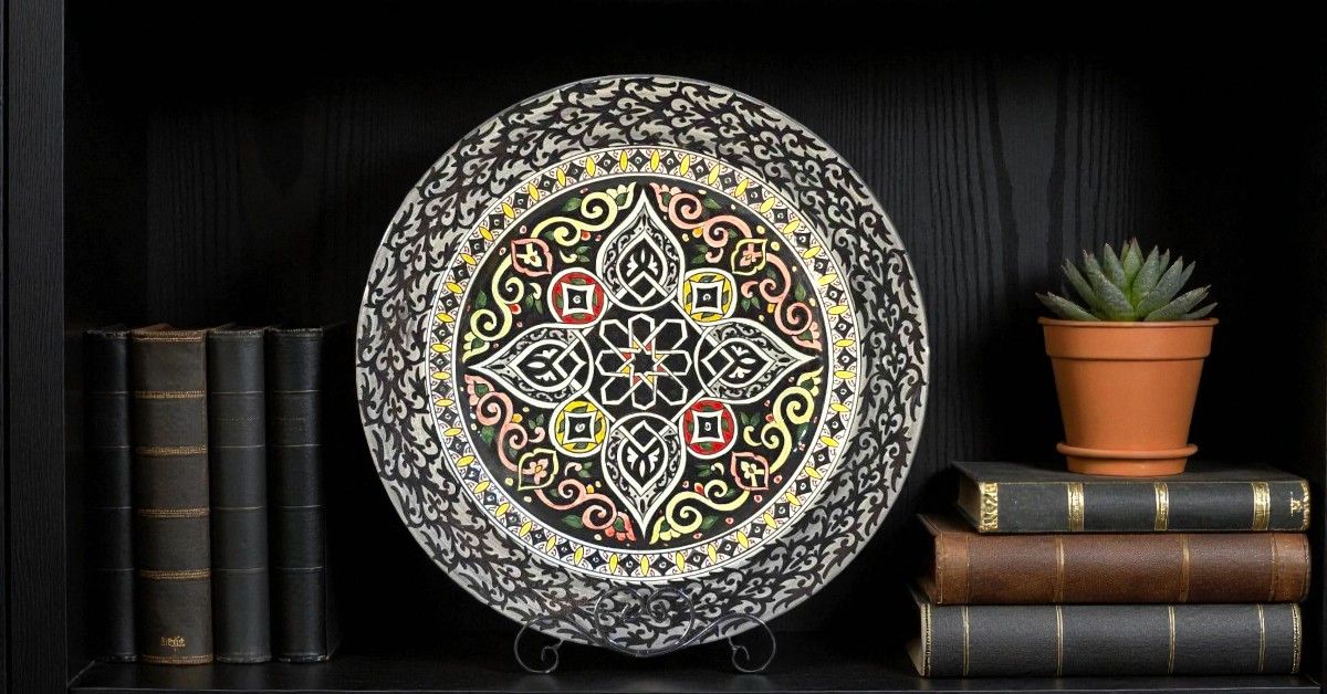 Piatto Decorativo in Ceramica Artigianale 