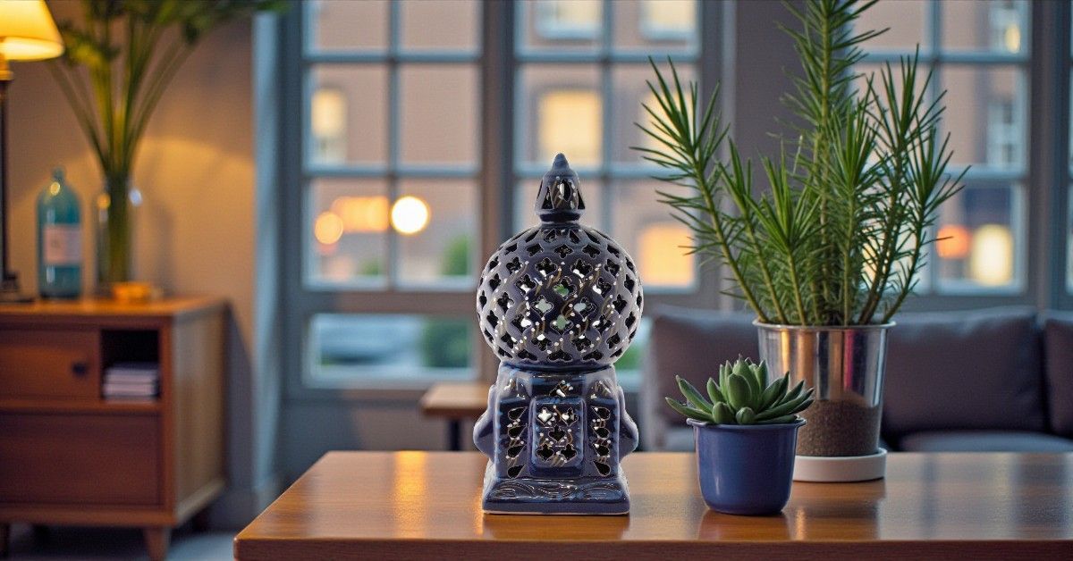 LANTERNA CAGÈ ASOUX Blu