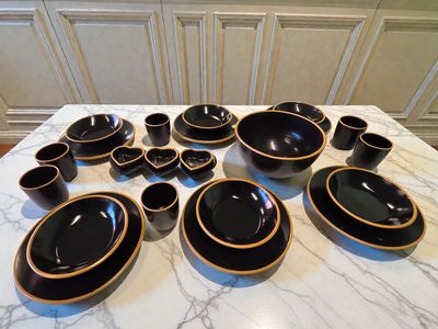 L'Ambra dell'Amore - Set da Tavola in Ceramica Artigianale