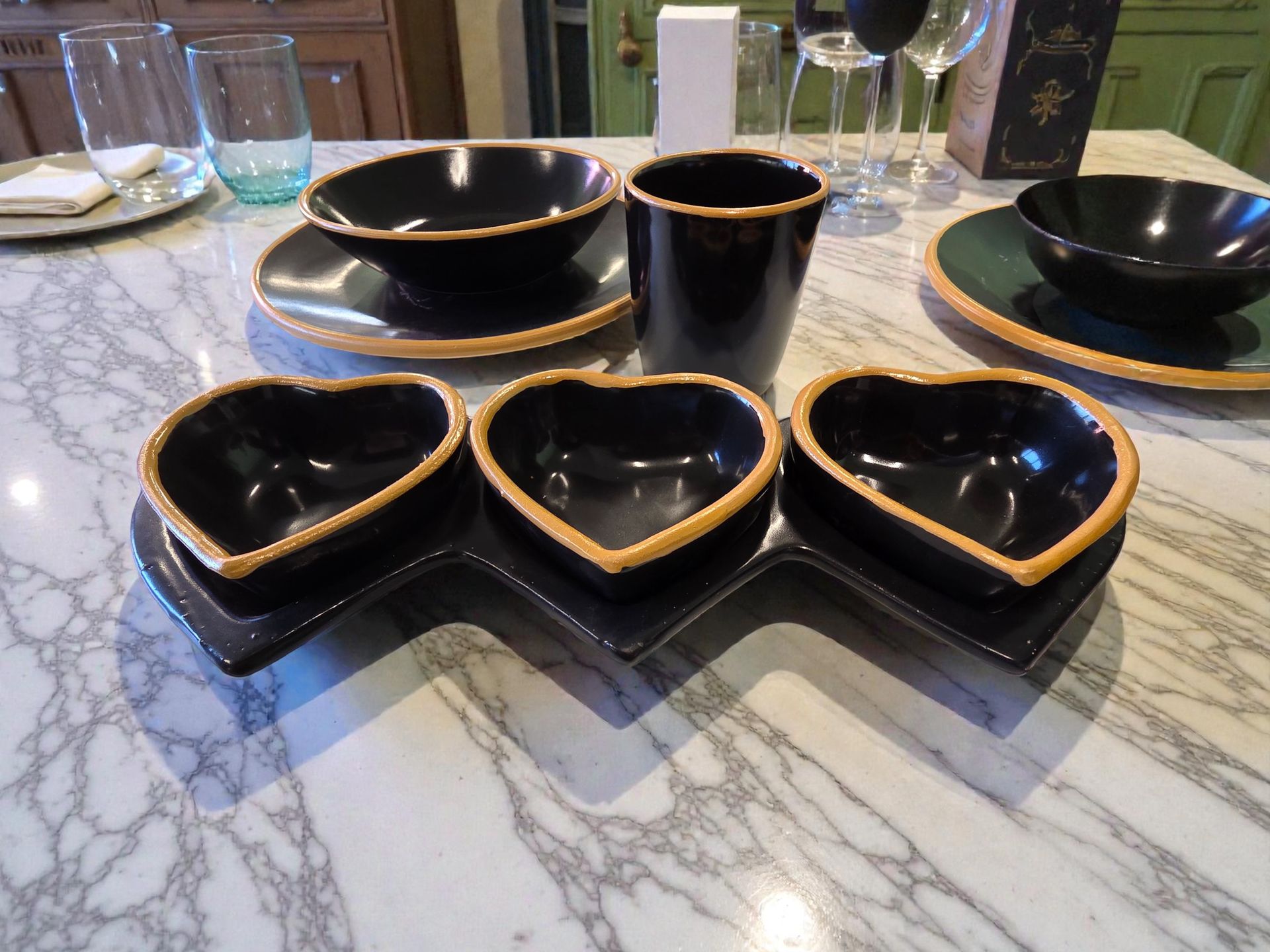 L'Ambra dell'Amore - Set da Tavola in Ceramica Artigianale