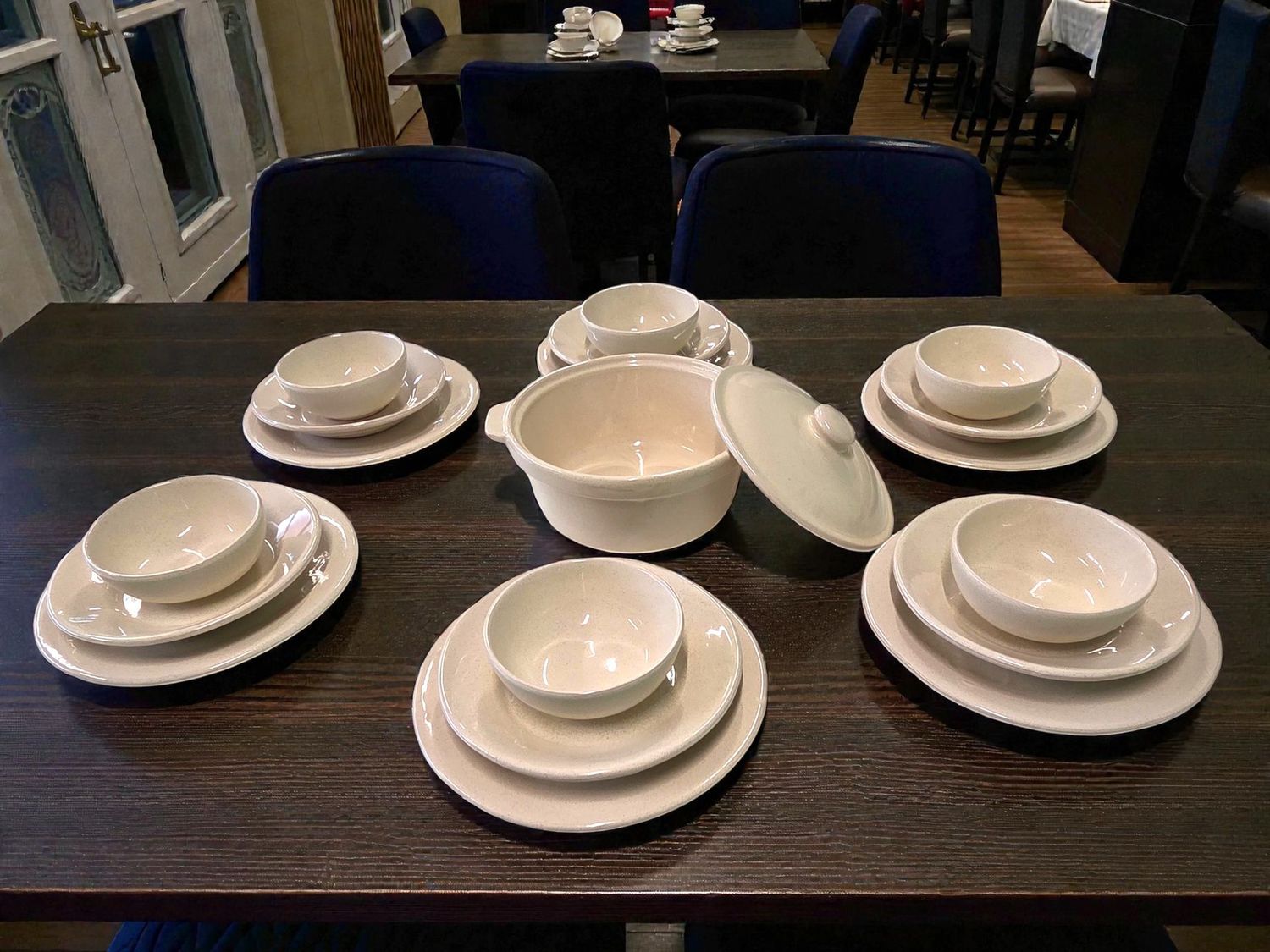 Servizio da Tavola Artigianale in Ceramica - Uni-Crème