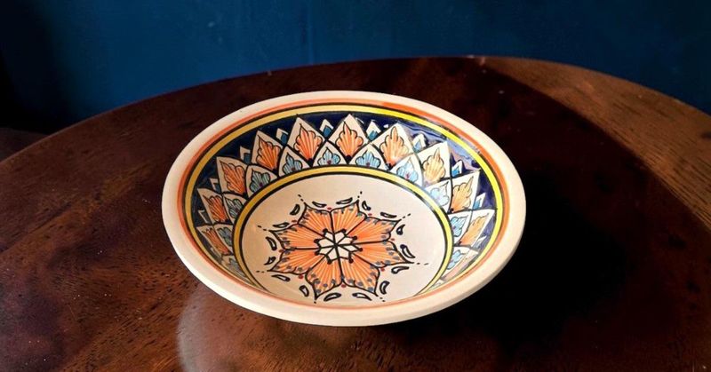 Insalatiera in Ceramica Artigianale Zinguia Orange Sun - Ø 22 cm