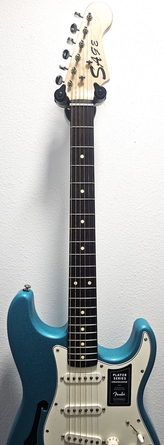 SAGE &quot;SEMI HOLLOW&quot; STRAT STYLE ELECTRIC GUITAR