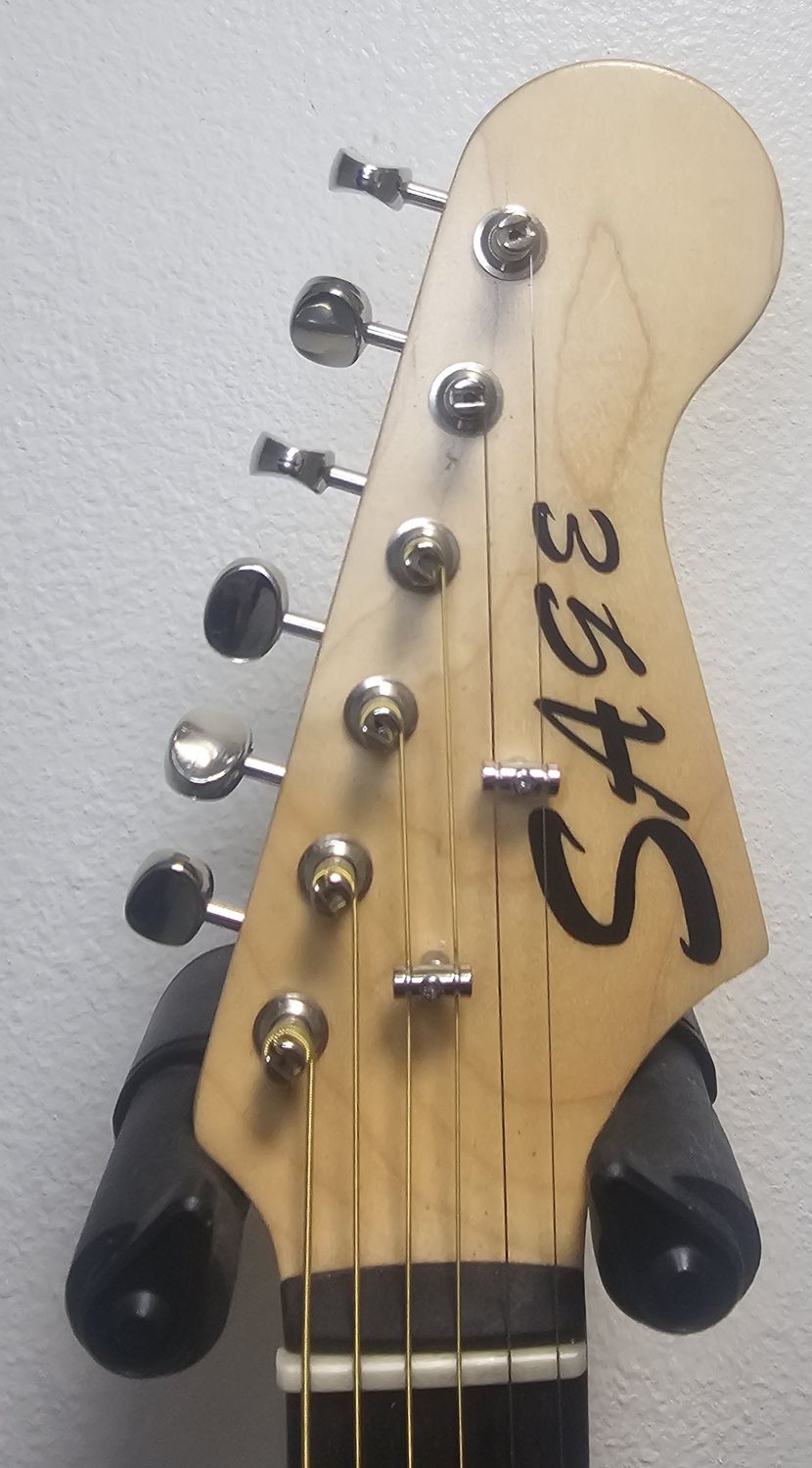 SAGE &quot;SEMI HOLLOW&quot; STRAT STYLE ELECTRIC GUITAR