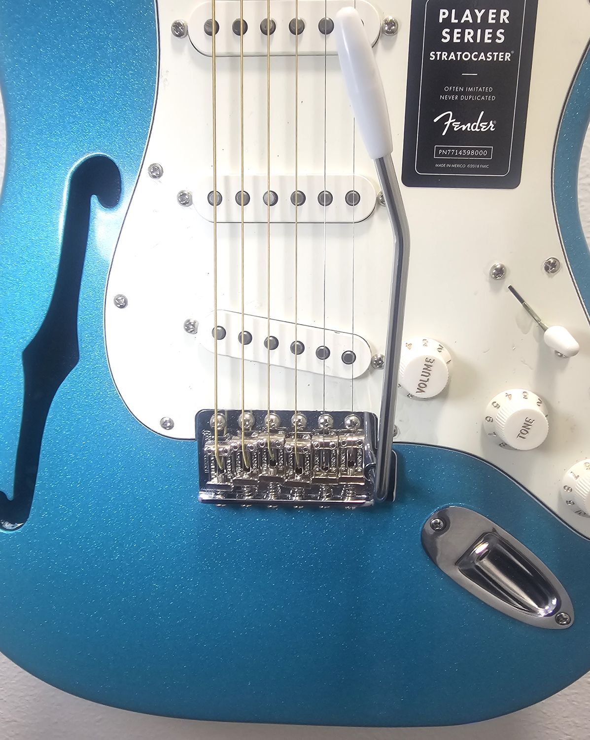SAGE &quot;SEMI HOLLOW&quot; STRAT STYLE ELECTRIC GUITAR