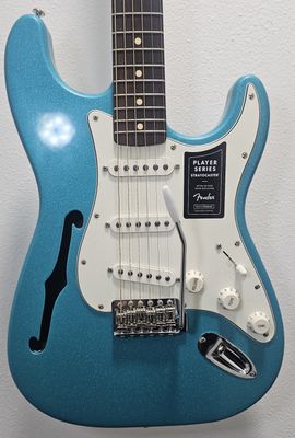 SAGE &quot;SEMI HOLLOW&quot; STRAT STYLE ELECTRIC GUITAR