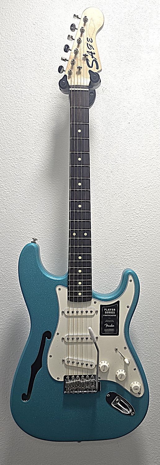 SAGE &quot;SEMI HOLLOW&quot; STRAT STYLE ELECTRIC GUITAR
