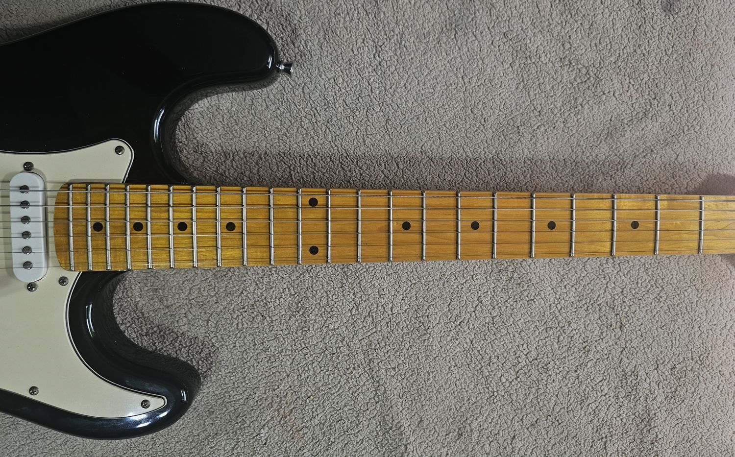 Spectrum STRAT TYPE Electric Guitar Black