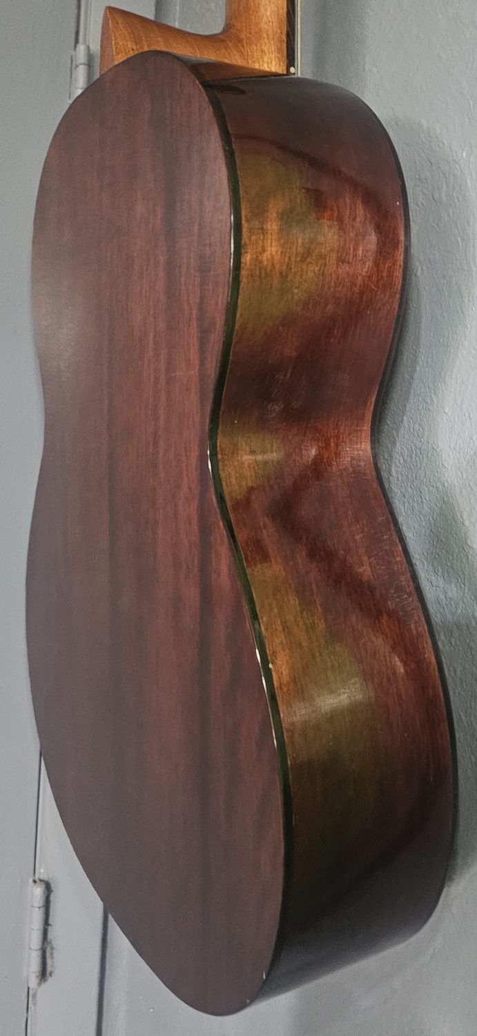 1970 Braziliian Rosewood board VENTURA V-1585 Vintage Classical Guitar