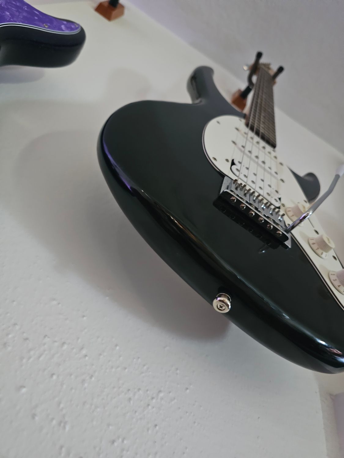 Carlo Robelli HSS Black Electric Guitar