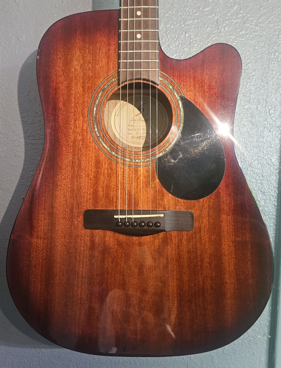 Greg Bennett D-1CE/BS Electric Acoustic Guitar