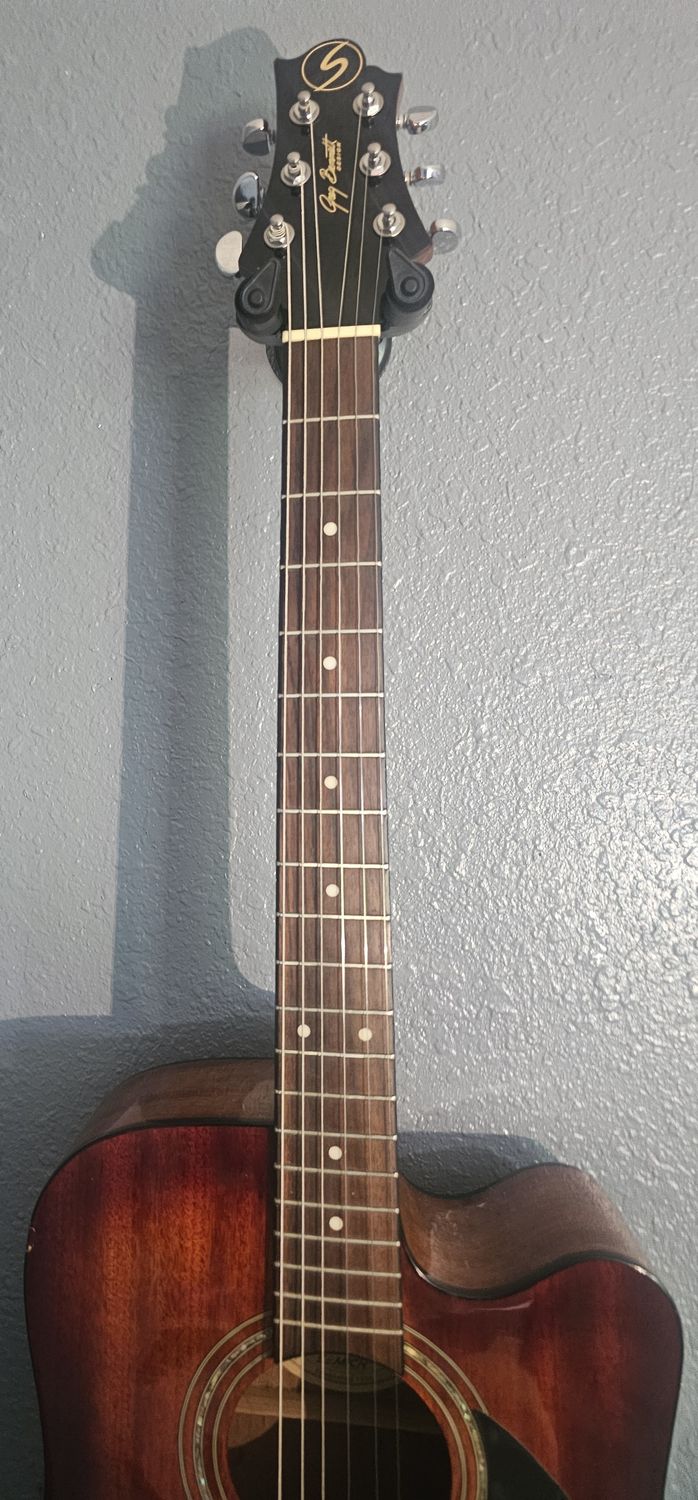 Greg Bennett D-1CE/BS Electric Acoustic Guitar