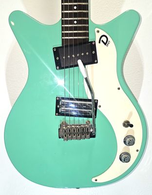 Danelectro 59XT - Aqua with Wilkinson Tremolo (D59XT)