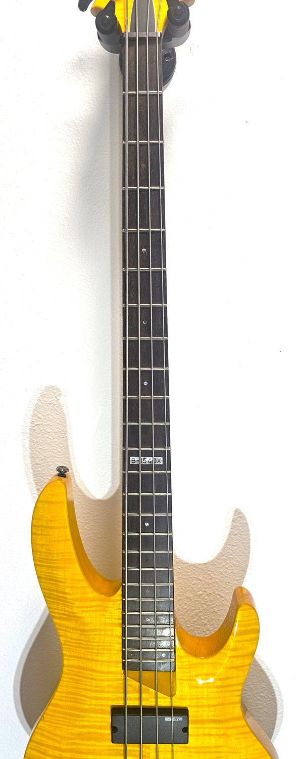 ESP LTD B-154 DX Electric Bass Guitar - Honey Natural 2016 Model