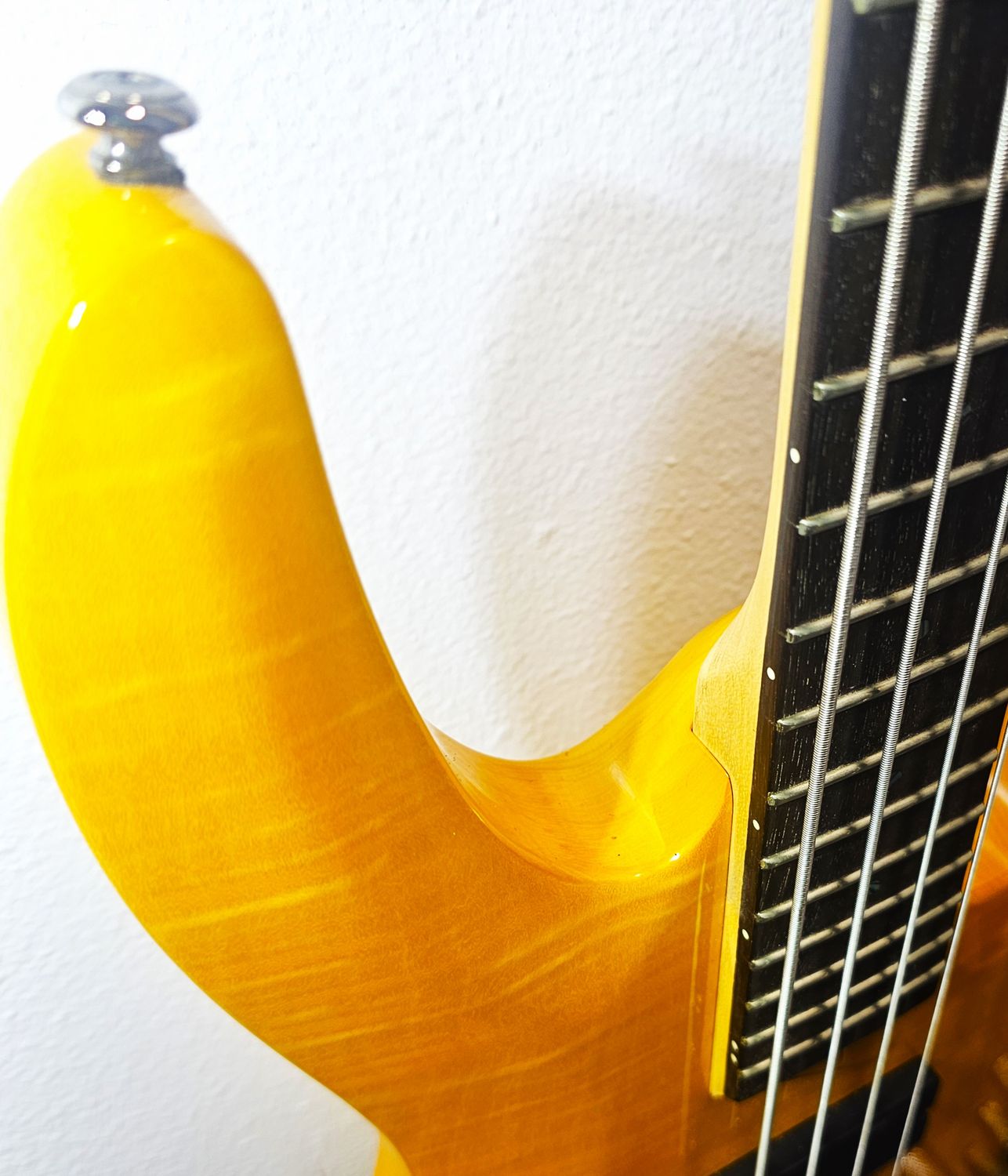 ESP LTD B-154 DX Electric Bass Guitar - Honey Natural 2016 Model