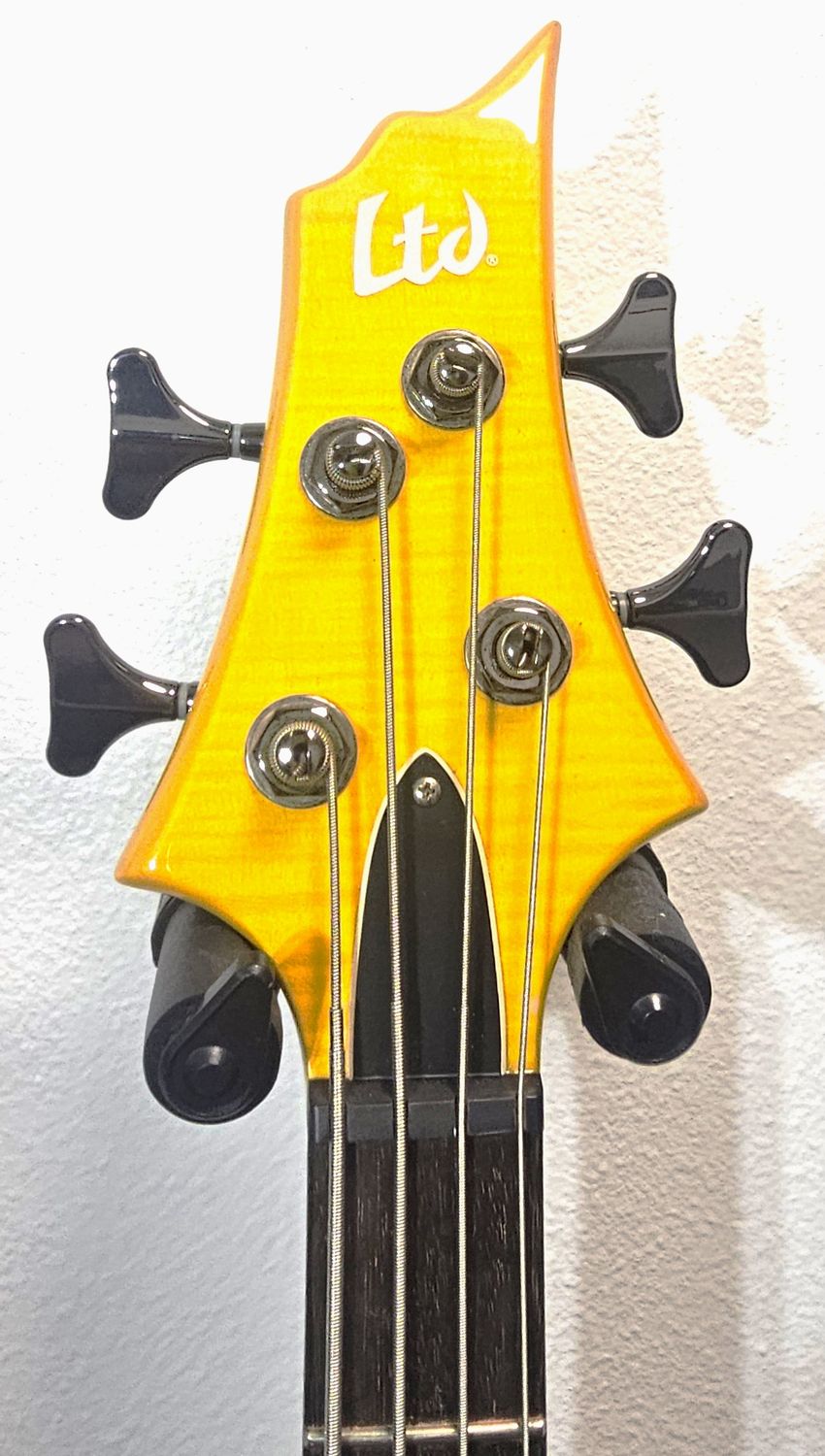 ESP LTD B-154 DX Electric Bass Guitar - Honey Natural 2016 Model