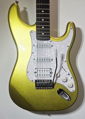 GALYDA ST HSS CUSTOM Gold Stratocaster NEW