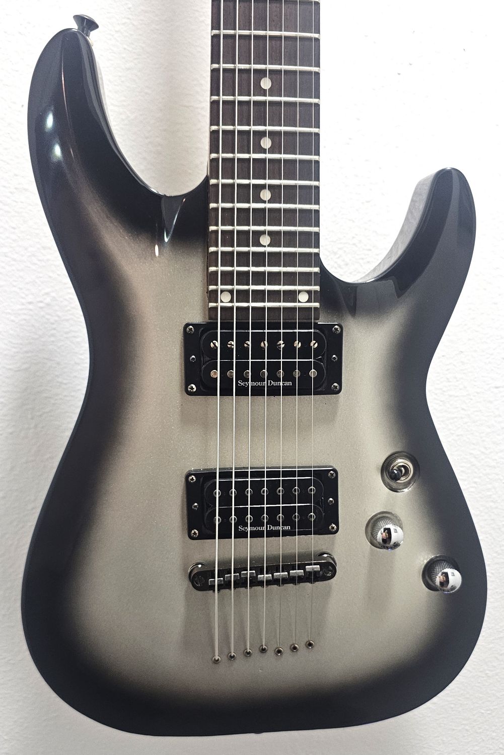 Schecter Guitar Research C-7 SGR Silverburst Solid Body Electric Guitar