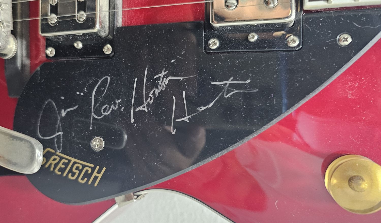 Gretsch G2420T Streamliner Hollowbody Electric Guitar with Bigsby - Brandywine 2016 LIKE NEW! autographed by Jim Heath