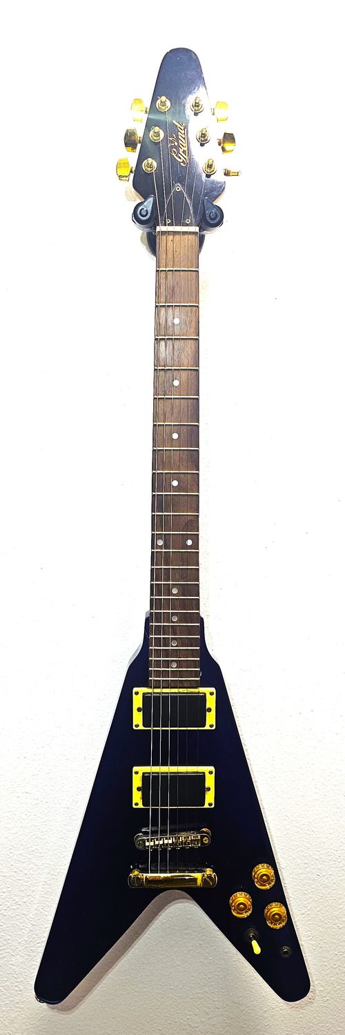 Grand Flying V blue acrylic