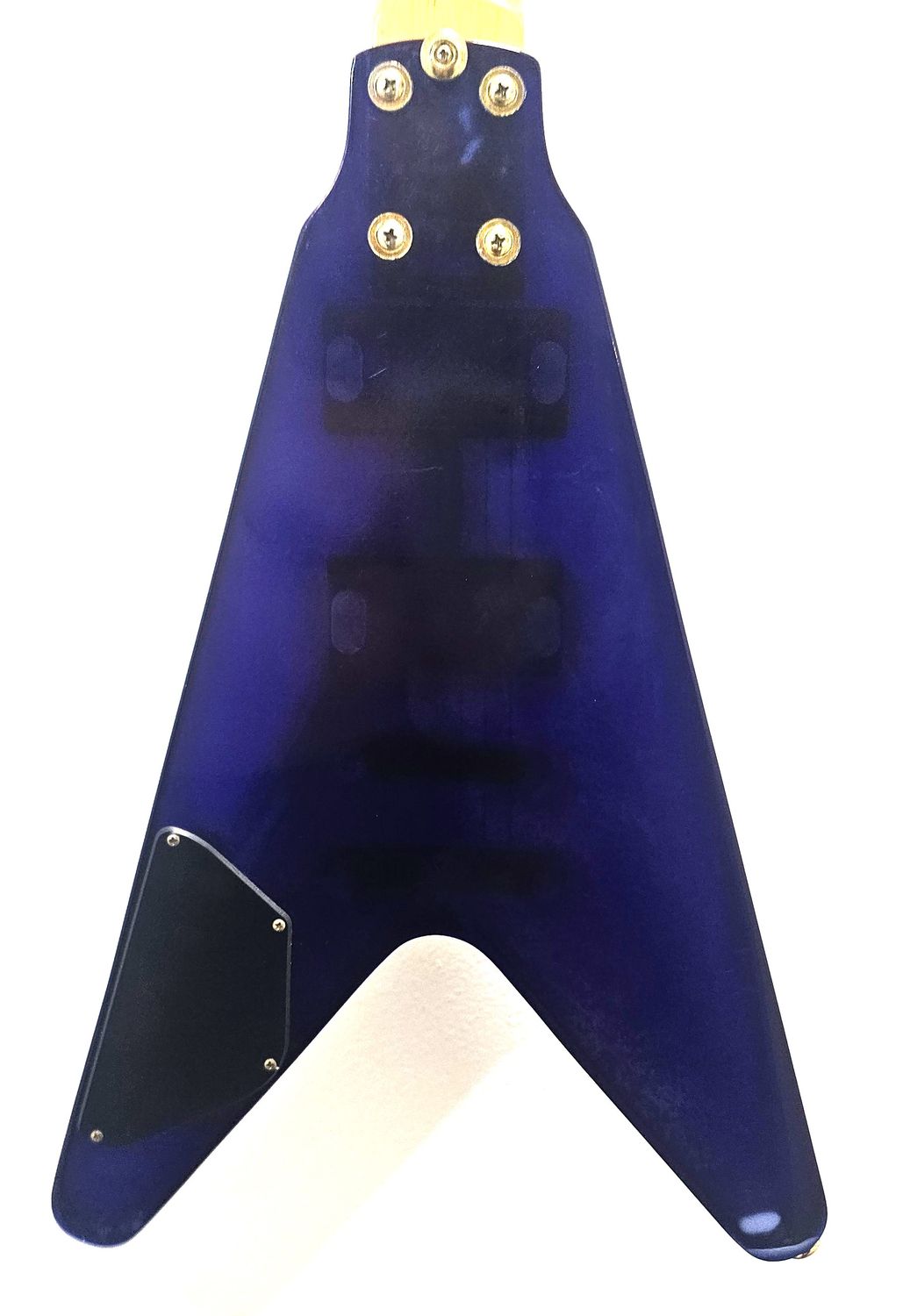 Grand Flying V blue acrylic