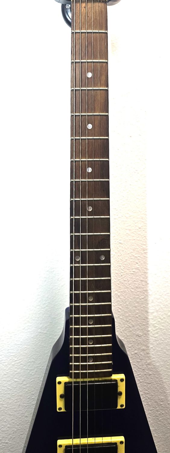 Grand Flying V blue acrylic
