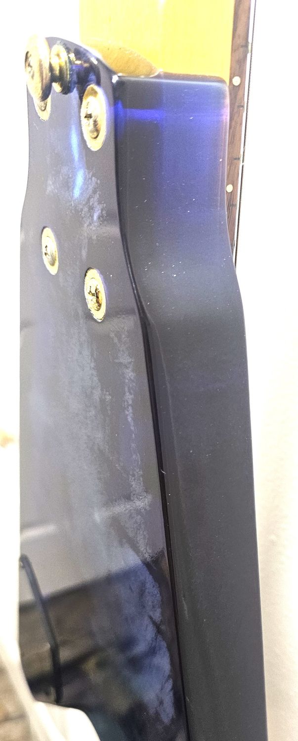 Grand Flying V blue acrylic