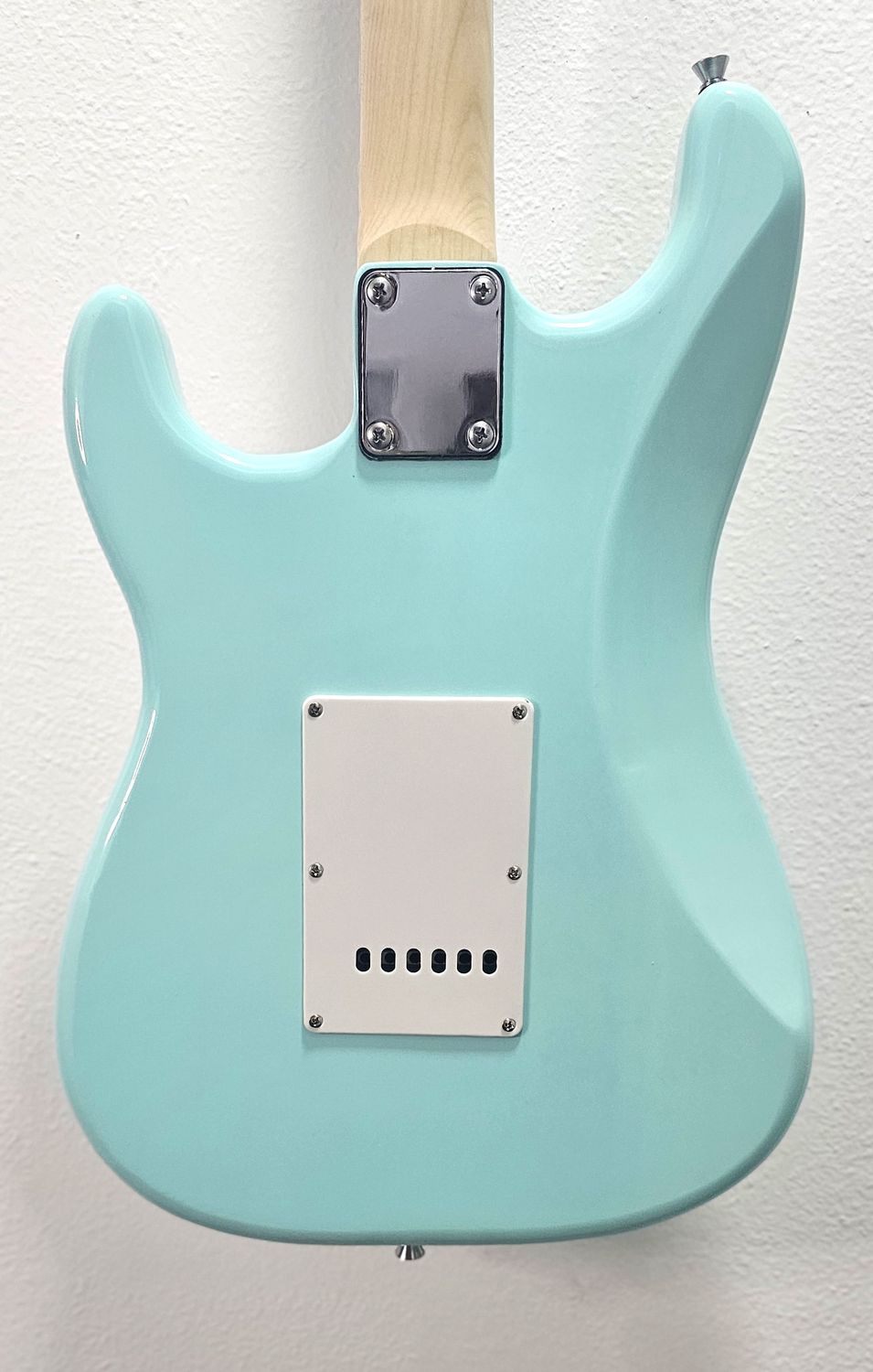 NEW Ashthorpe 39-Inch Electric Guitar (Mint Green-White),