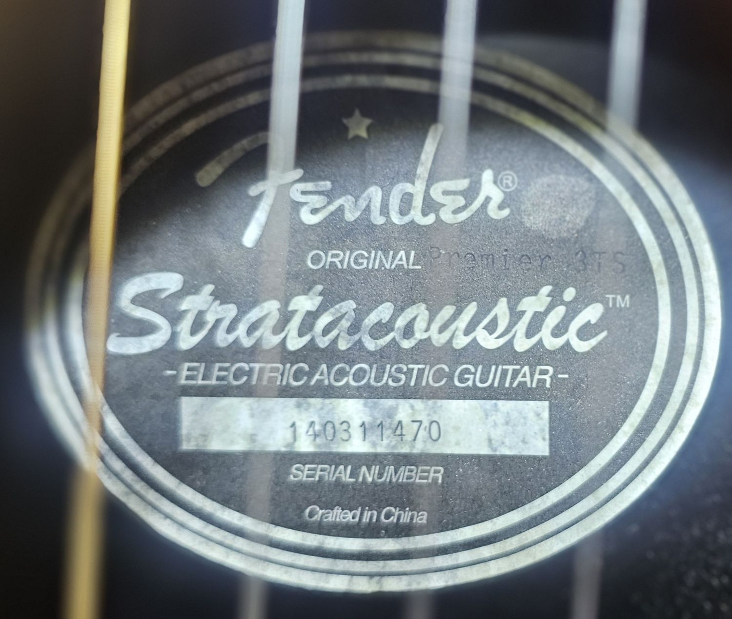 Fender Stratacoustic Premier Acoustic Electric Guitar 3 Color Sunburst