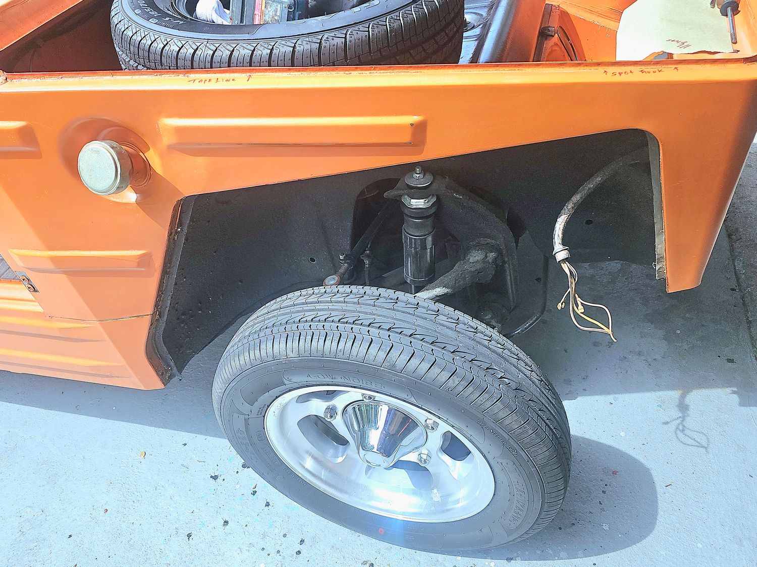 VW THING BEFORE PAINT