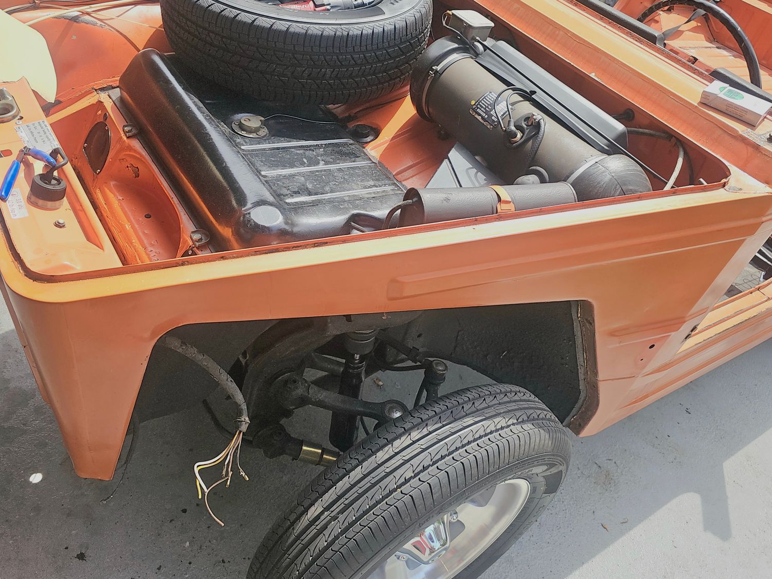 VW THING BEFORE PAINT