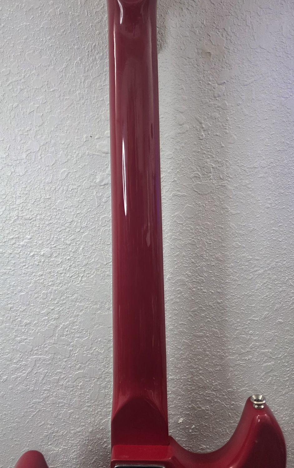 Synsonics 7010S 1980s Red Travel Guitar